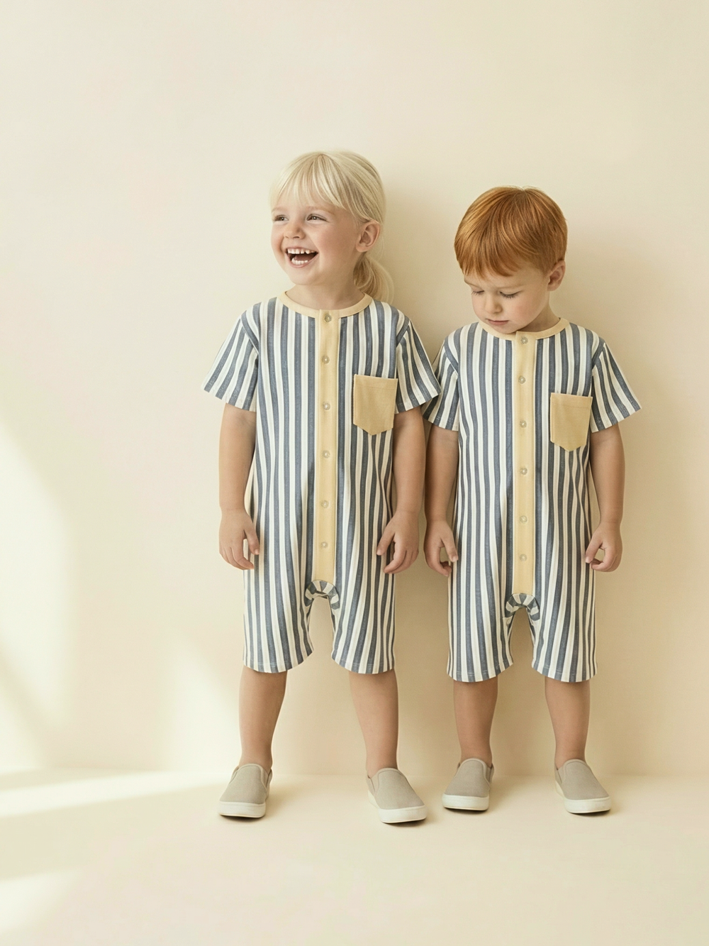 Песочник для новорожденного полоска