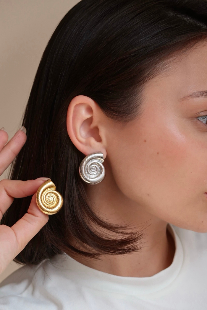 Серьги РАКУШКА gold