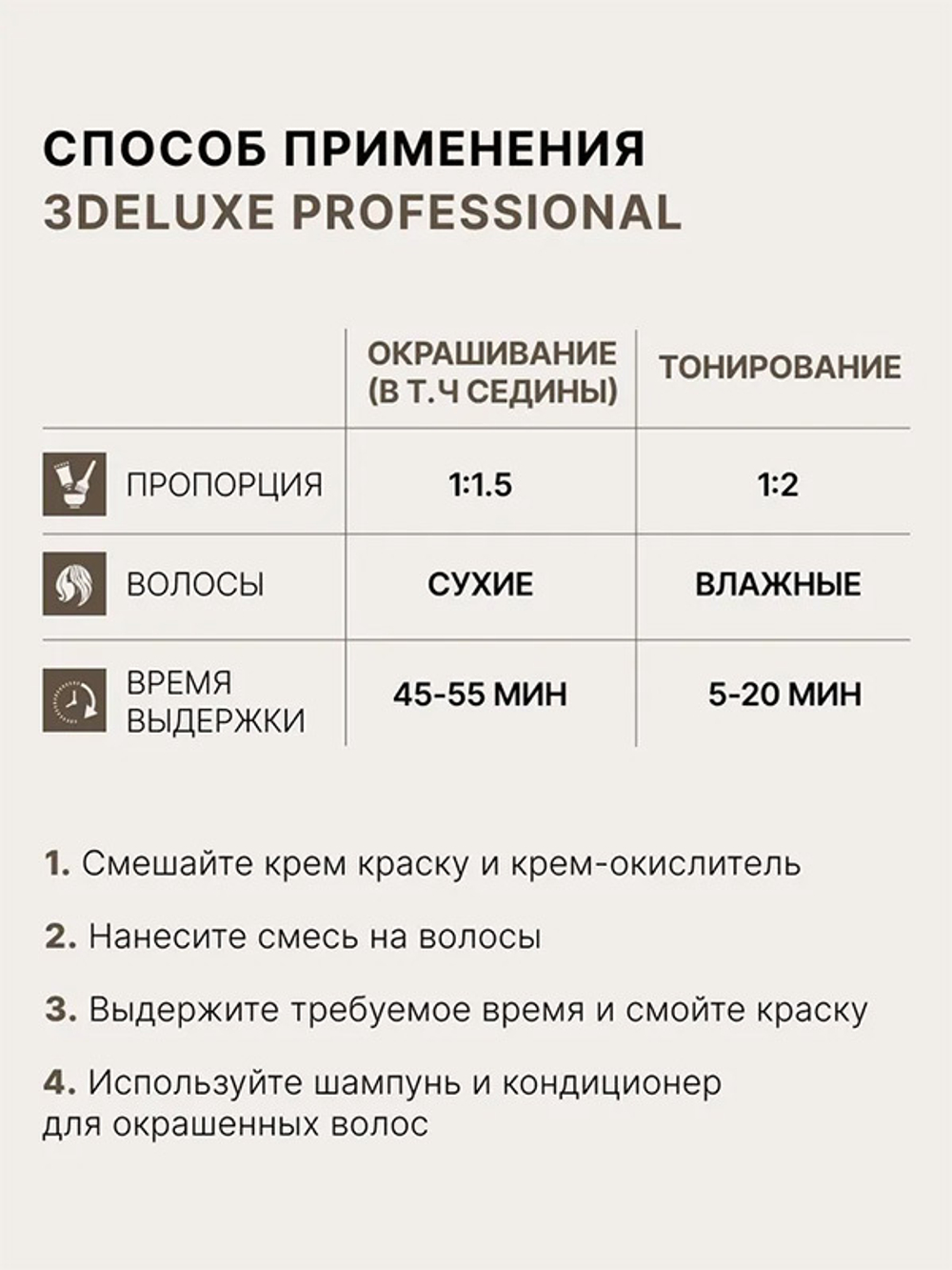 Стойкая крем-краска для волос Оттенок 10.02 Платиновый блондин жемчужный 3DeLuXe Crema Colorante 100мл