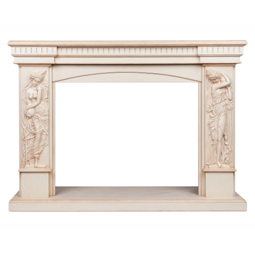 Портал Real Flame Diva 33 WT Белый дуб с бежевой патиной