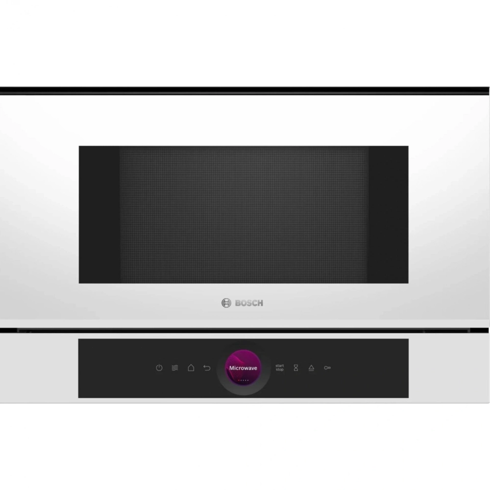 Встраиваемая микроволновая печь Bosch BFL7221W1 21л. 900Вт белая