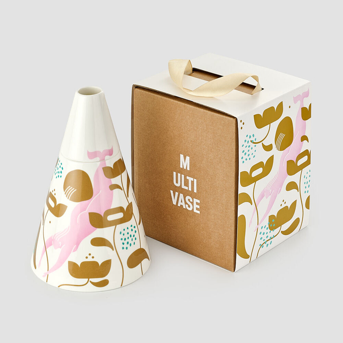 Мультиваза Farforite «Русалки» 1200 мл в подарочной коробке