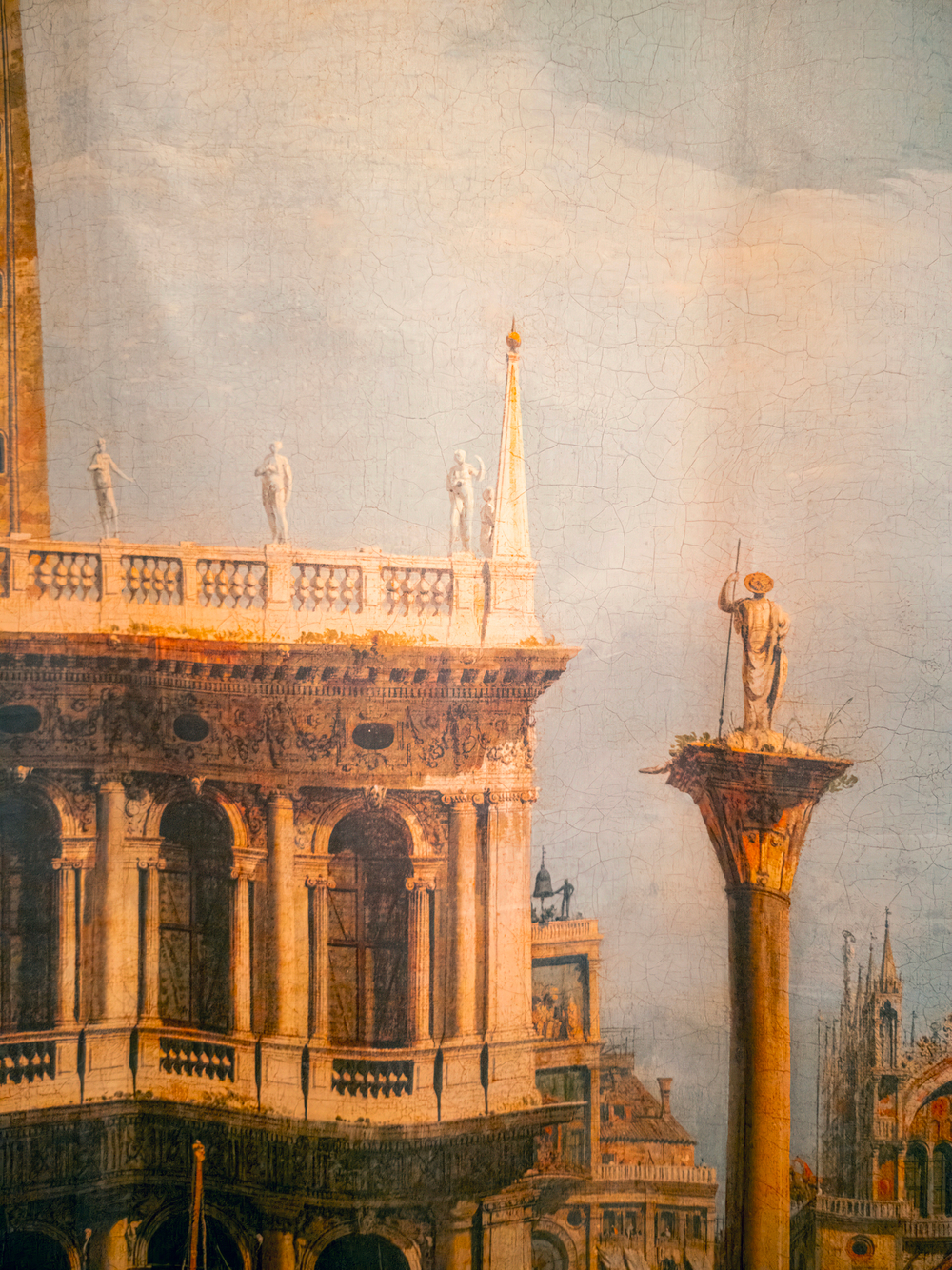 Комплект штор "Роскошная Венеция", по мотивам живописи итальянского художника Каналетто, картина «Возвращение Бучинторо к молу у Дворца дожей», около 1730 г.