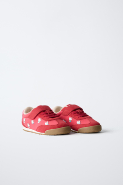 ZARA СПОРТИВНЫЕ КРОССОВКИ HELLO KITTY © SANRIO, КРАСНЫЙ