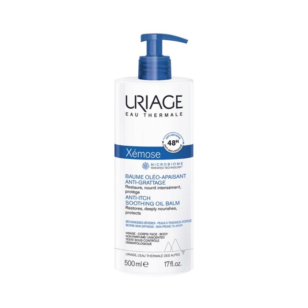 Uriage Xemose Anti-Itch Soothing Oil Balm Бальзам липидовостанавливающий, 500 мл
