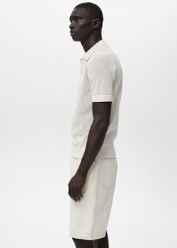 Ажурное поло из хлопка