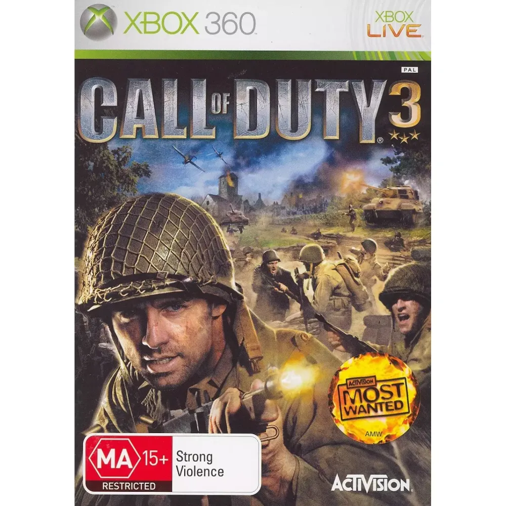 call of duty 3 En Marche Vers Paris (X360) Б/У