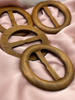 Пряжка деревянная