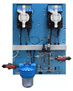 Etatron Pool Guard 3 Автоматическая станция обработки воды  pH/CL 0–2 ppm (рН, Cl+Cl-SCL, Т°), с потенциостатическим датчиком