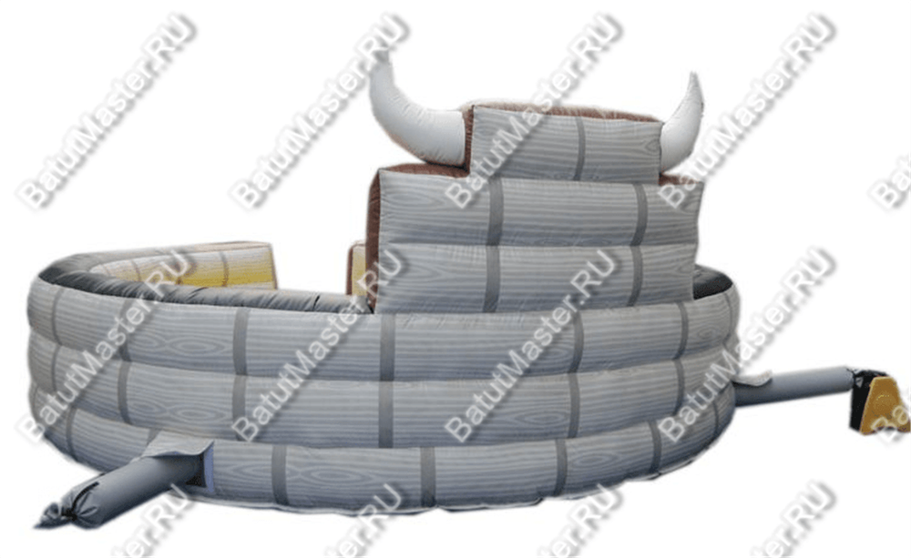 Надувной батут для аттракциона Родео "Рога и копыта", 5*5*3 м