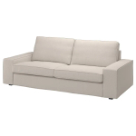 Диван 3-местный - IKEA KIVIK/КИВИК ИКЕА, бежевый
