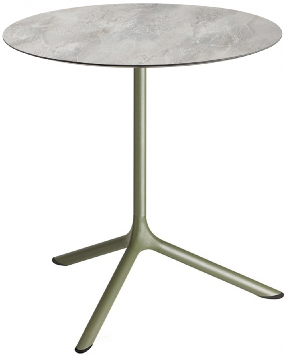 Стол ламинированный обеденный складной Scab Design Tripe Maxi Folding, оливковый, каменный