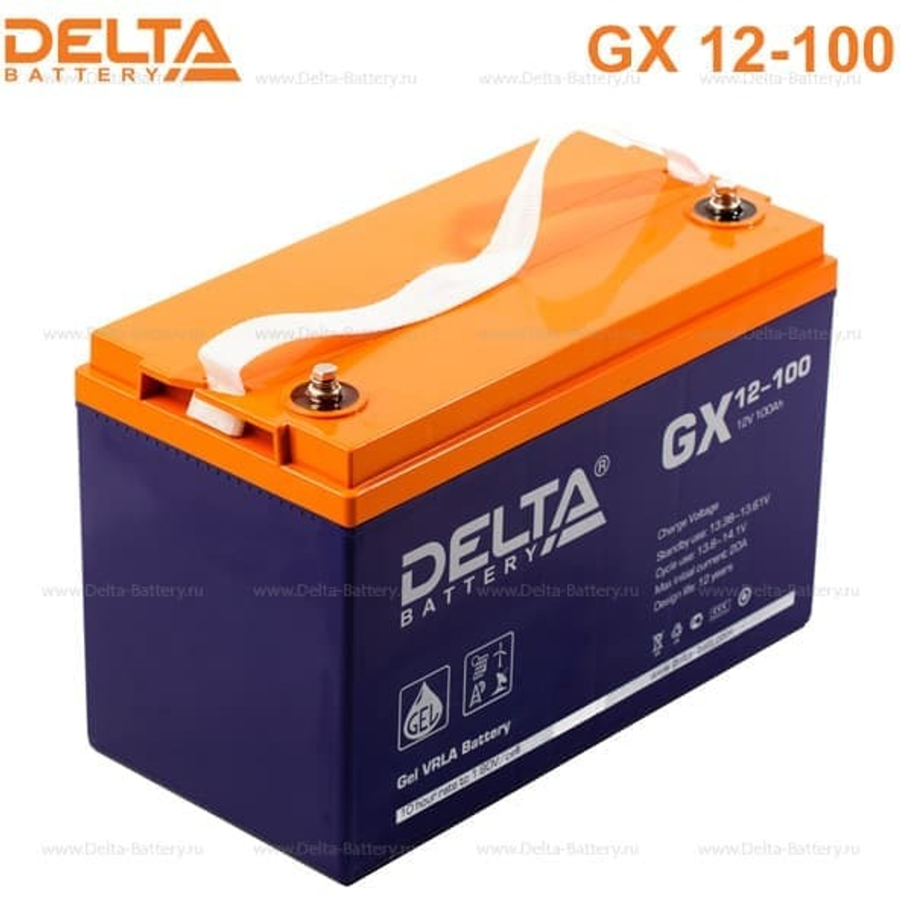 Аккумуляторная батарея Delta GX 12-100 (12V / 100Ah)