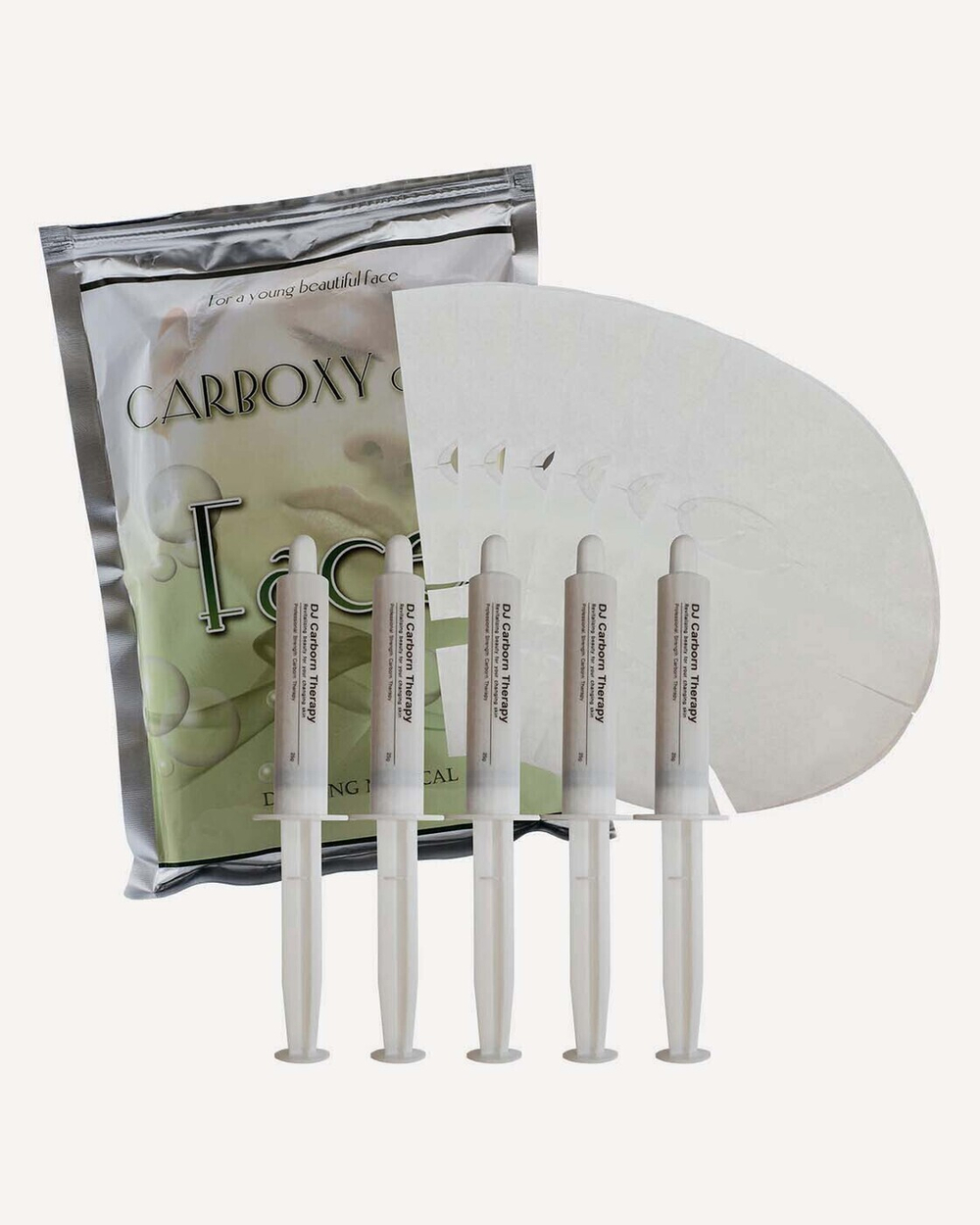 Карбокситерапия, маска для лица и шеи Carboxy CO2 Gel Mask