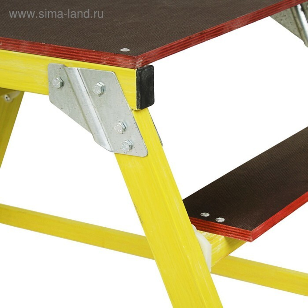 Стремянка-подмость стеклопластиковая с симметричной опорой ССС-0,6П-Ф40П