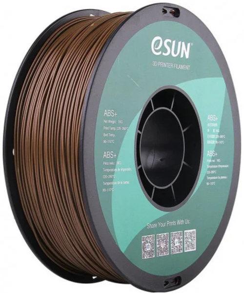 Пластик для 3D-печати ESUN ABS+175CY1 коричневый