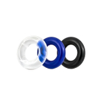 Набор эрекционных колец Erowoman-Eroman, разноцветный, TPR