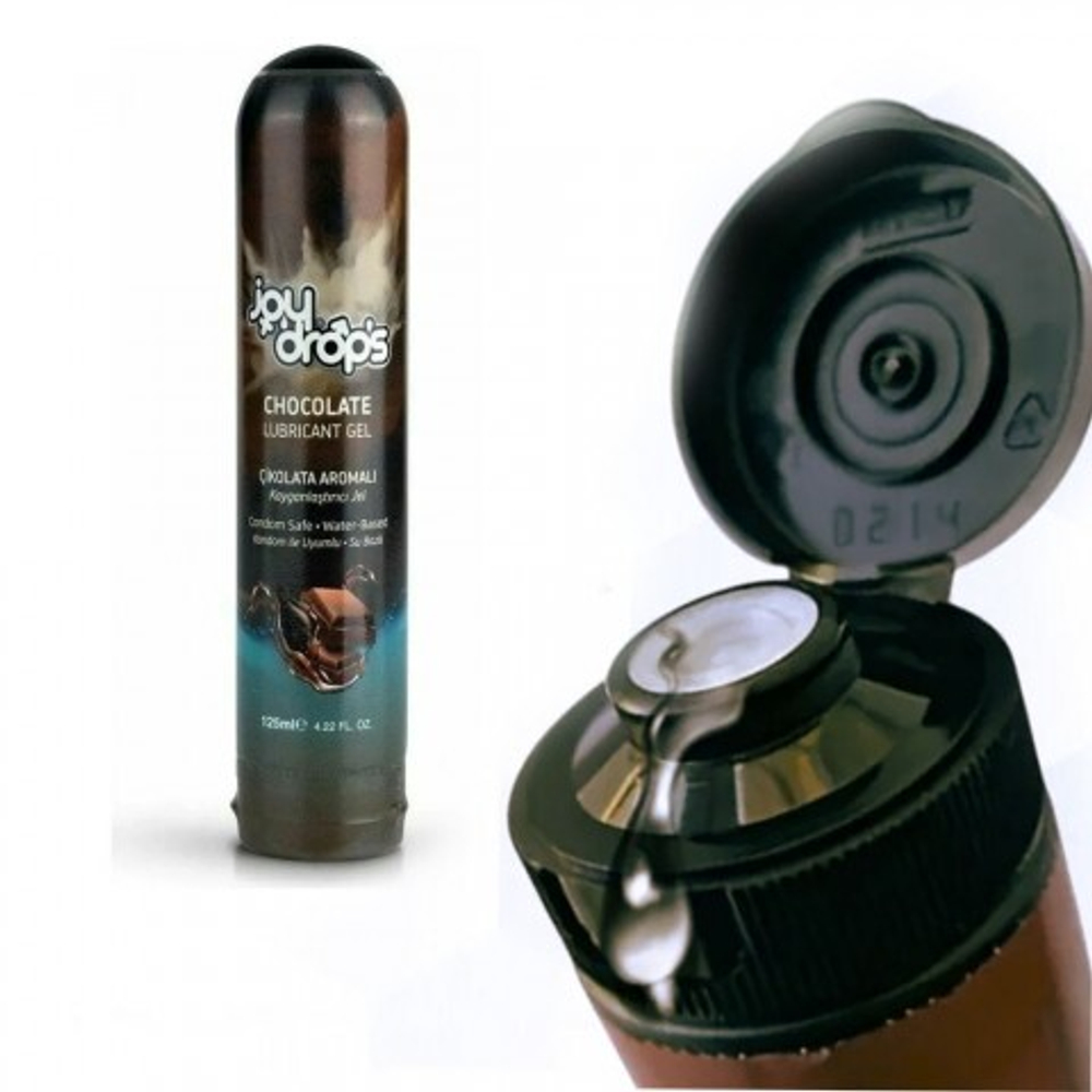 Смазка на водной основе Joydrops "Chocolate" с ароматом шоколада, 125 мл