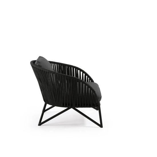 Веревочное кресло Branzie черное La Forma Испания