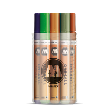 Набор маркеров Molotow ONE4ALL 227HS - 12шт Main-Kit #2 (4мм)