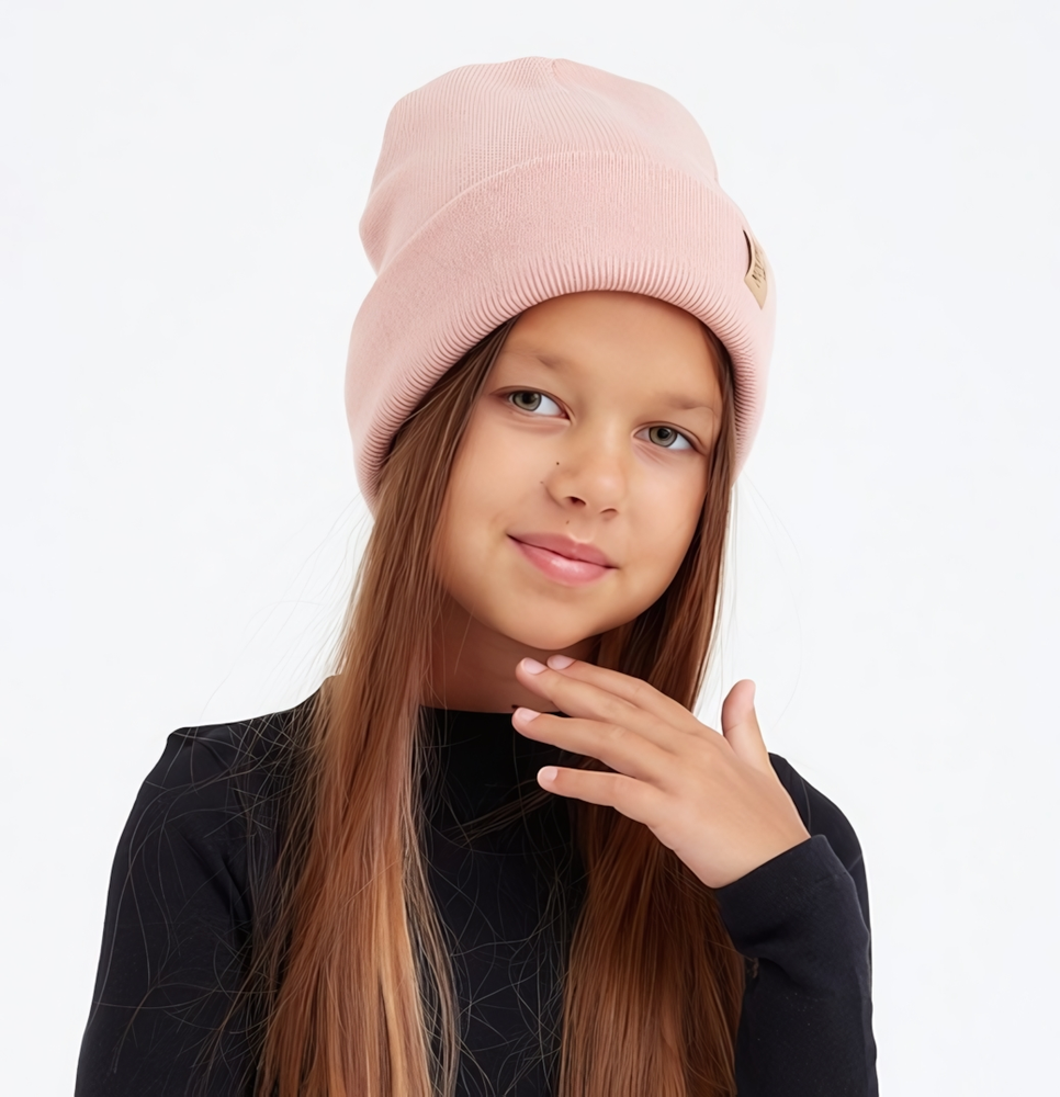 Шапка детская с отворотом р. 52/ 7882399 MINAKU Шапка детская с отворотом р. 52/ 7882399 MINAKU