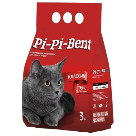 Наполнитель PI-PI-BENT Классик комкующийся - 3 кг