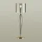 4850/1T STANDING ODL_EX21 189 дымчатый/золото/стекло Высокая Лампа E27 1*60W TOWER