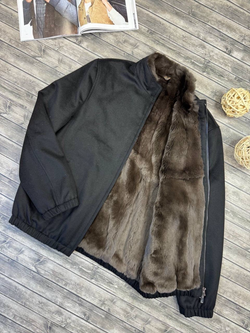 Бомбер Loro Piana с мехом