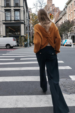 ZARA ШИРОКИЕ БРЮКИ С ВЫСОКОЙ ПОСАДКОЙ, В ПОЛОСКУ