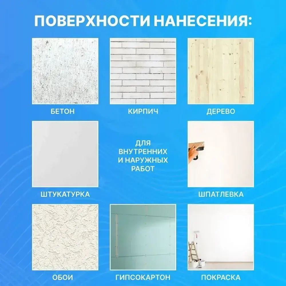 Грунтовка LOMAKOFF LR Стандарт идеально для стен потолков, глубокого проникновения, с антисептиком, для подготовки поверхностей стен под покраску, штукатурку, шпатлевку, обои 10 л