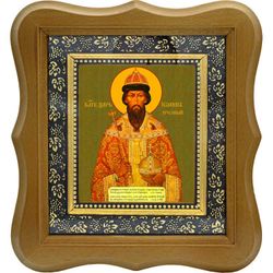 Иоанн Грозный Благоверный царь. Икона на холсте.