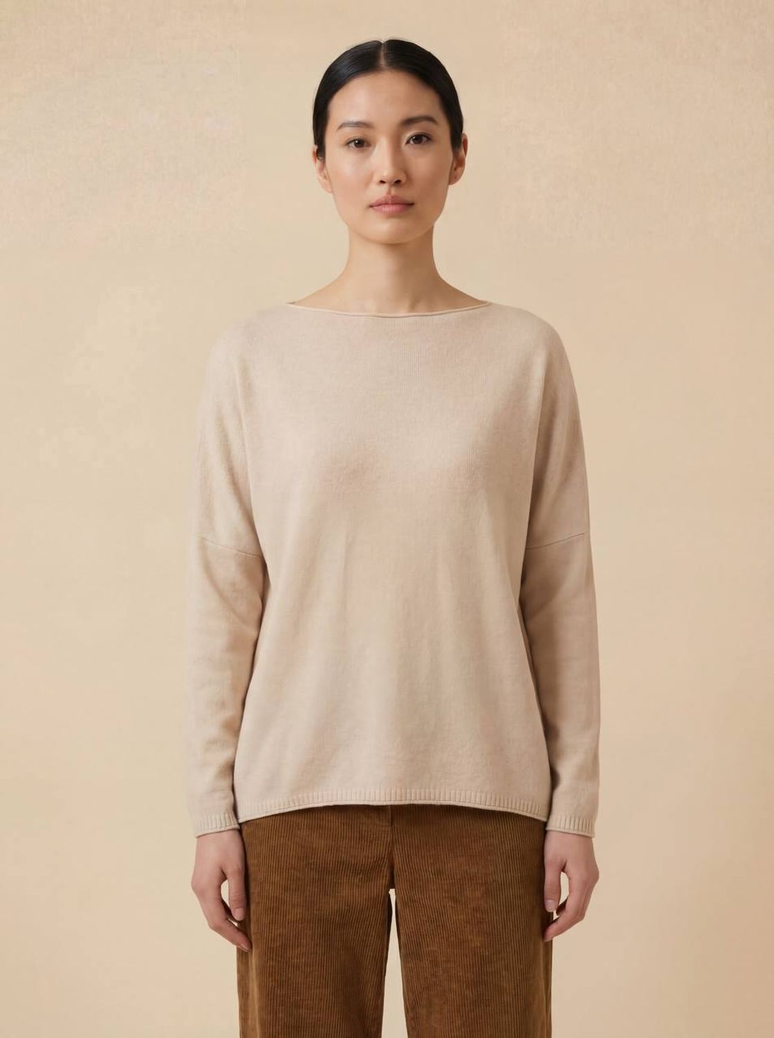 Лонгслив, ballerina, Hush (бежевый)