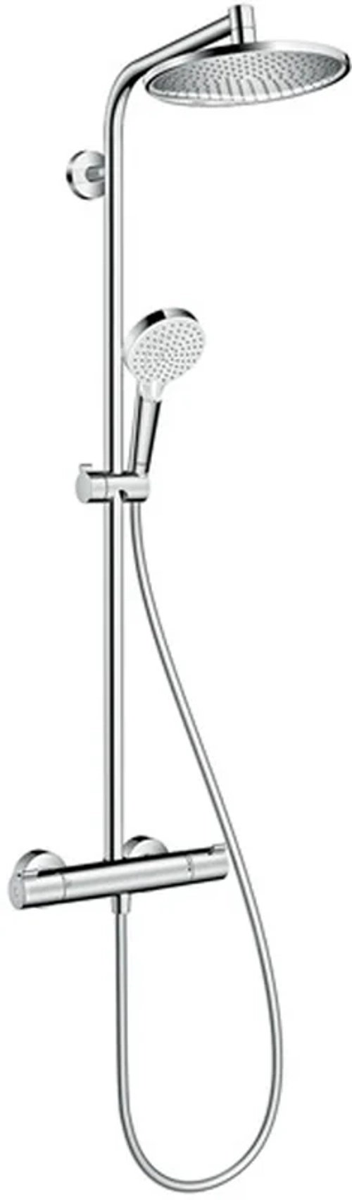 Душевая система Hansgrohe Crometta S Showerpipe 240 1jet с термостатом хром