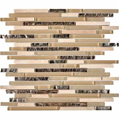 Мозаика PIX 729 из мрамора и стекла (10x48/98/148)