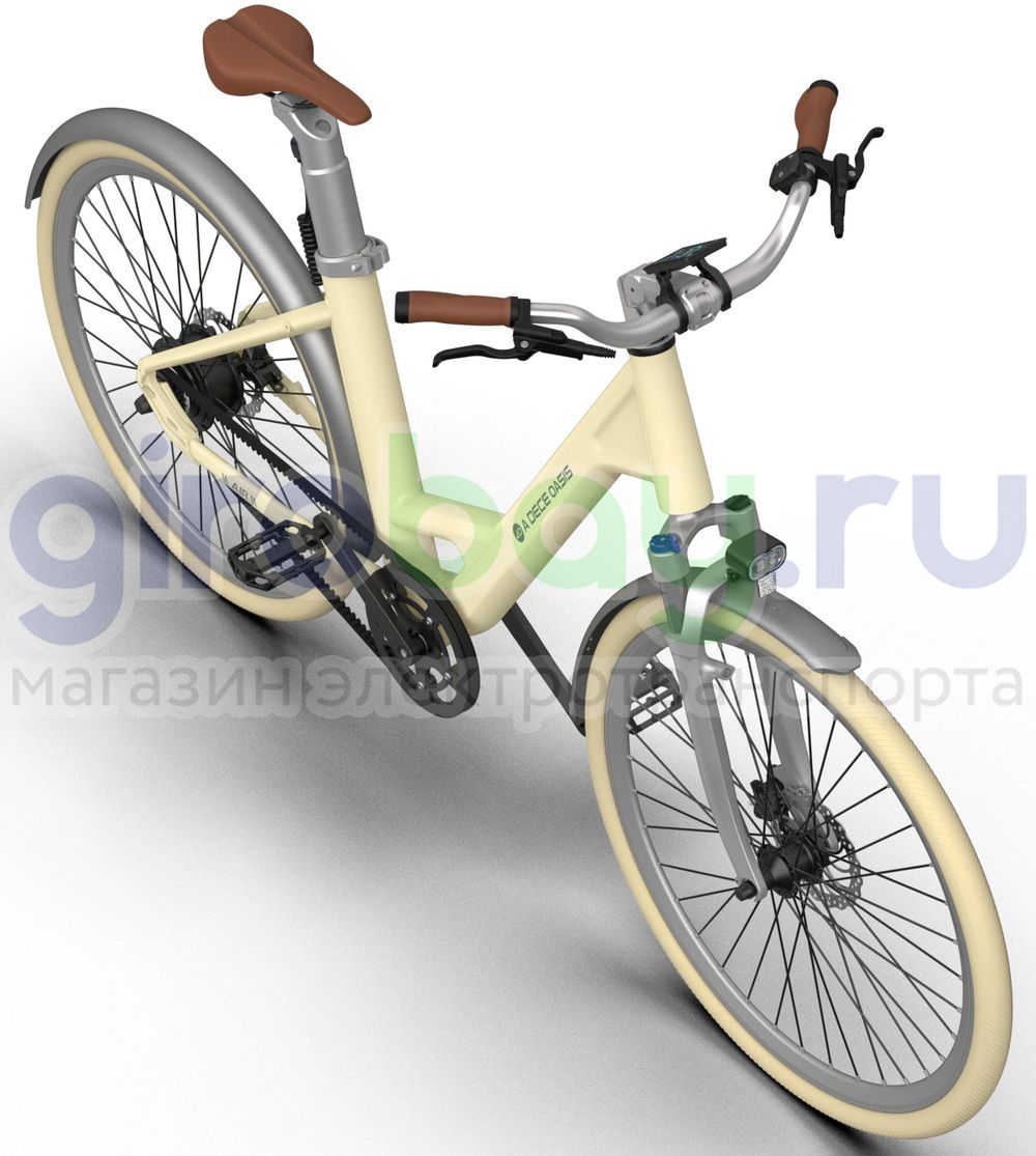 Электровелосипед ADO A28 LITE (36V/9,6Ah) - Жёлтый фото №5