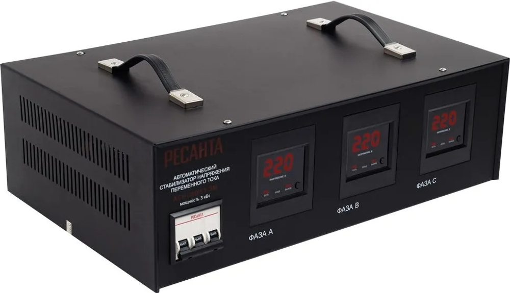 Стабилизатор напряжения Ресанта ACH-3000/3-ЭМ