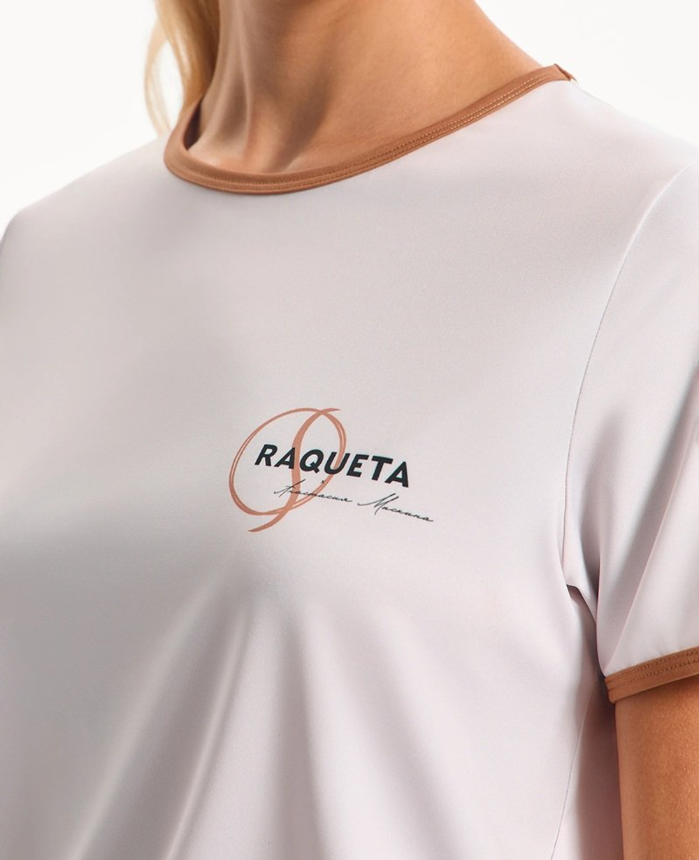 ОДЕЖДА ДЛЯ ТЕННИСА Женская, Футболка RAQUETA x  А.Мыскина .