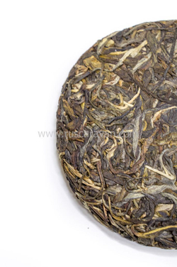 59269 Чай прессованный зеленый Пуэр Шэн "Сэнчжун, Сяохусай", мини бин 100гр