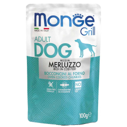 Monge Dog Grill Pouch 100 г треска - консервы (паучи) для собак