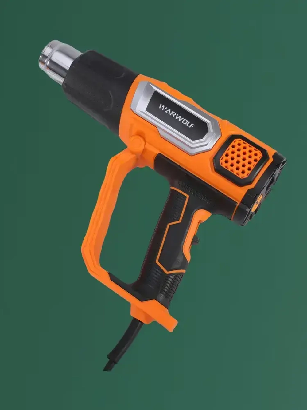 Фен строительный с регулировкой температуры Вихрь, с дисплеем, (2000 Вт, 60-600 градусов)