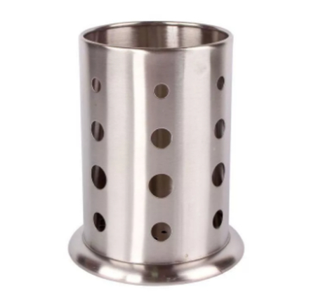 Стакан для столовых приборов 10х14.5 см, нерж.