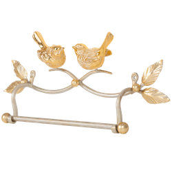 Держатель для полотенец Терра Ти Амо Айвори Мраморное золото