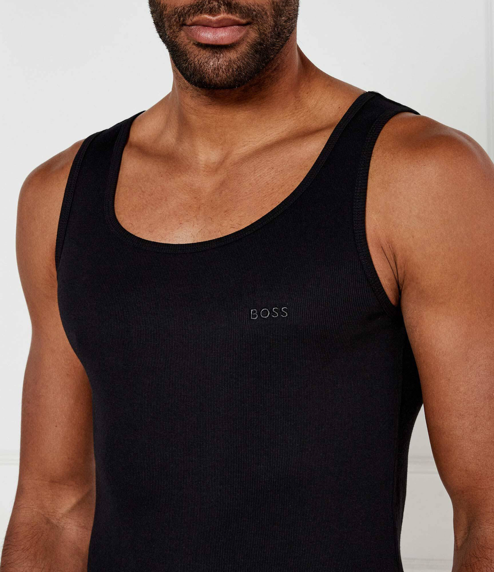 майка 3 шт. RibClassic Boss Bodywear - черный(50542132)