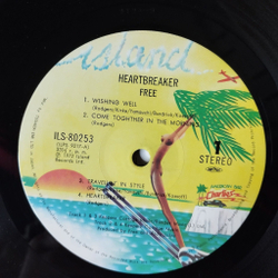 Винтажная виниловая пластинка LP Free Heartbreaker (Japan 1975) (No Obi) Travellin In Style