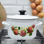 Кастрюля 3л цилиндрическая с рисунком 21256