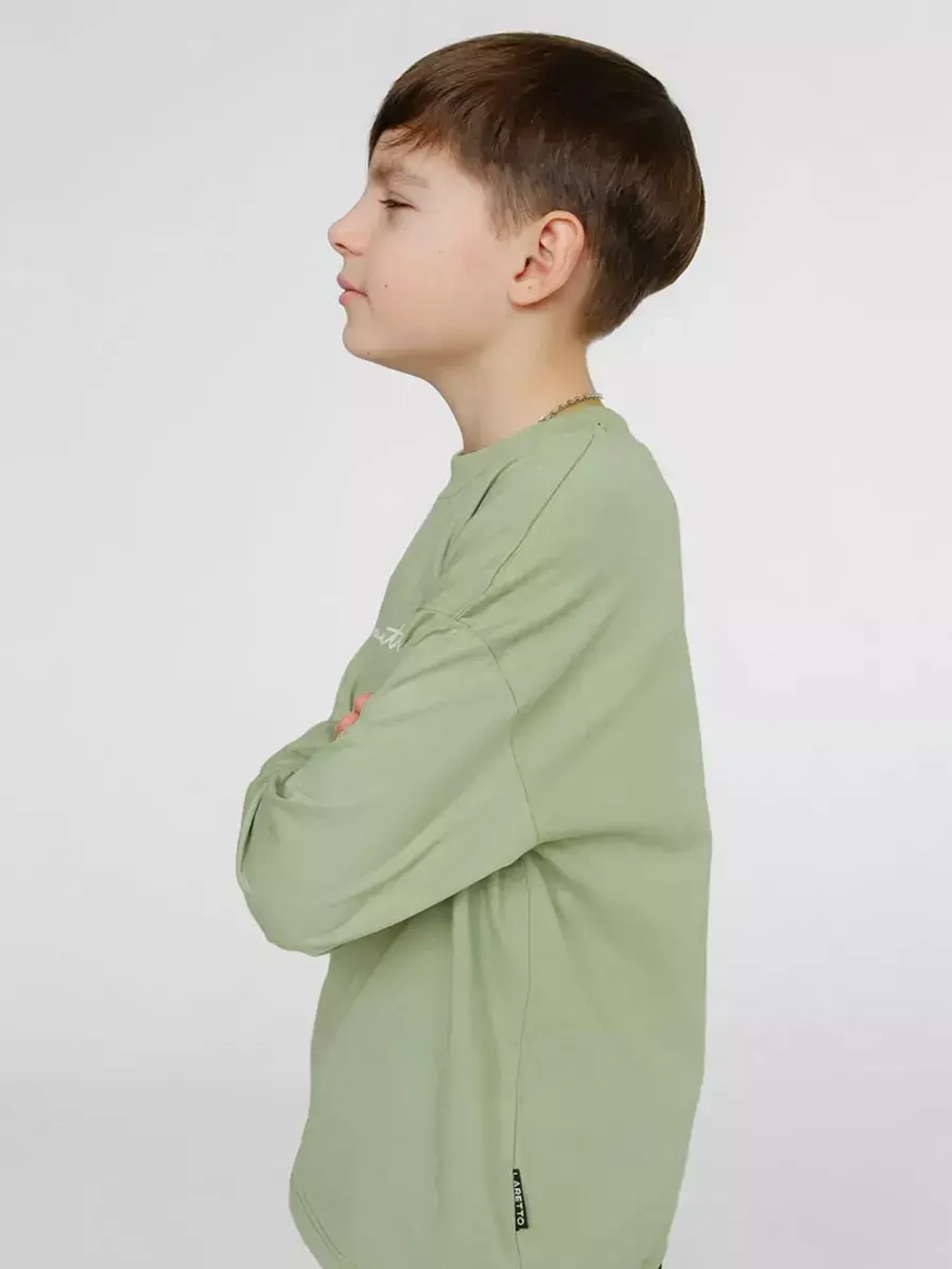 Лонгслив базовый оверсайз кофта для детей