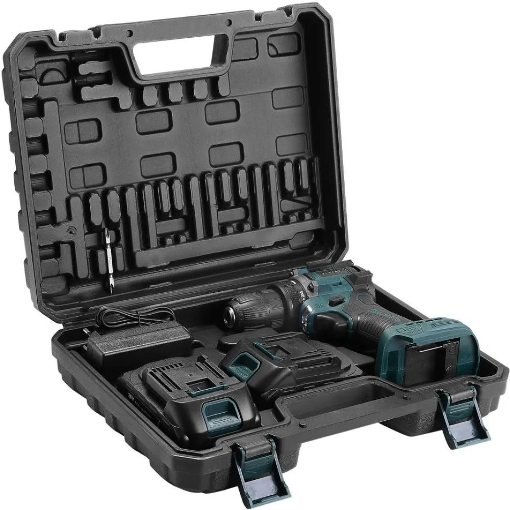 Дрель-шуруповерт Zitrek Greenpower 20 PRO (2х2.0Ач кейс) (085-1314), зеленый/черный