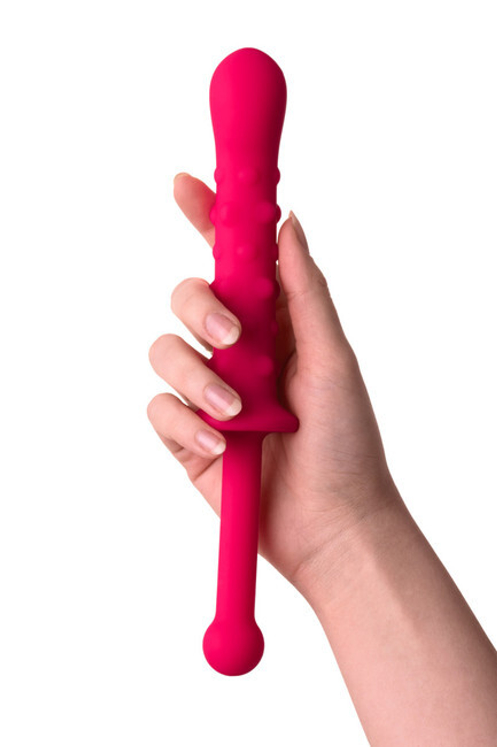 Фаллоимитатор двусторонний TOYFA POPO Pleasure (Цвет: розовый)