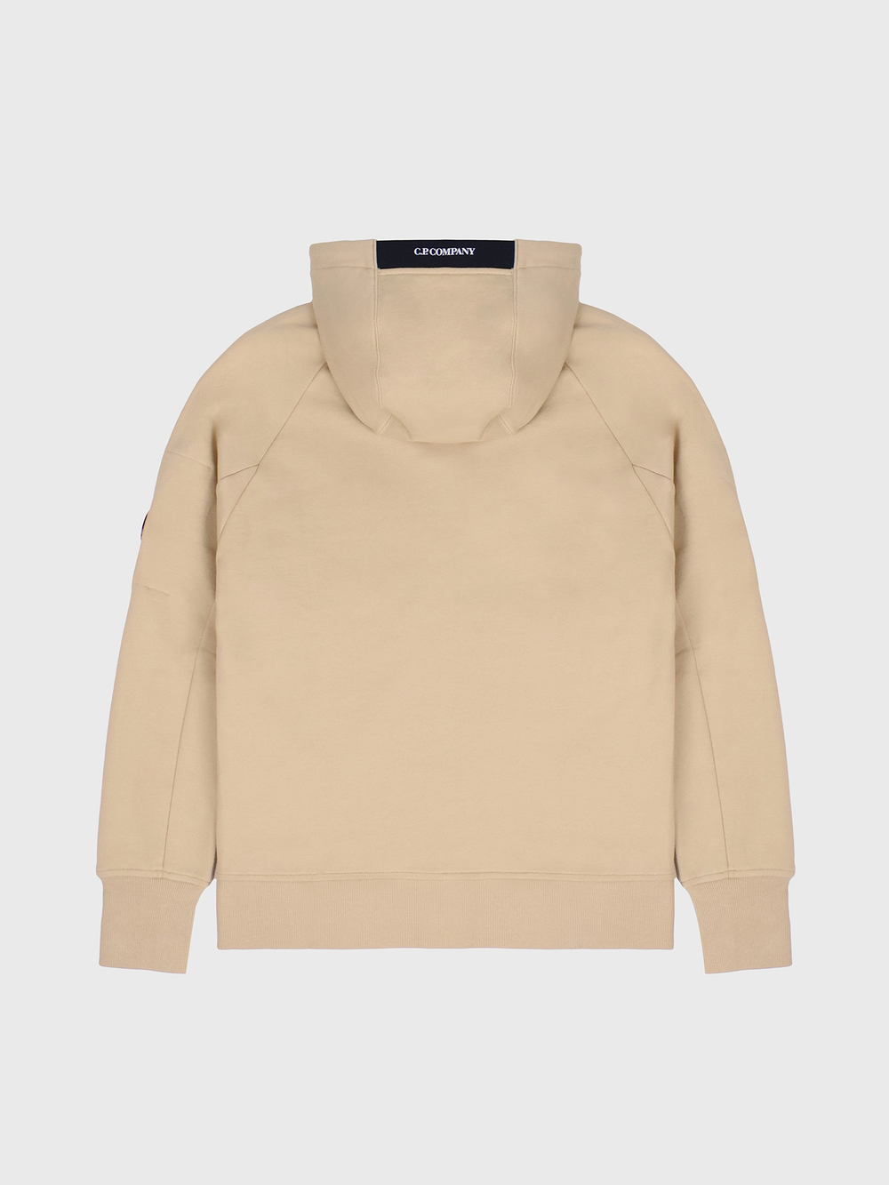 Худи на молнии C.P. Company Diagonal Raised Fleece Camel