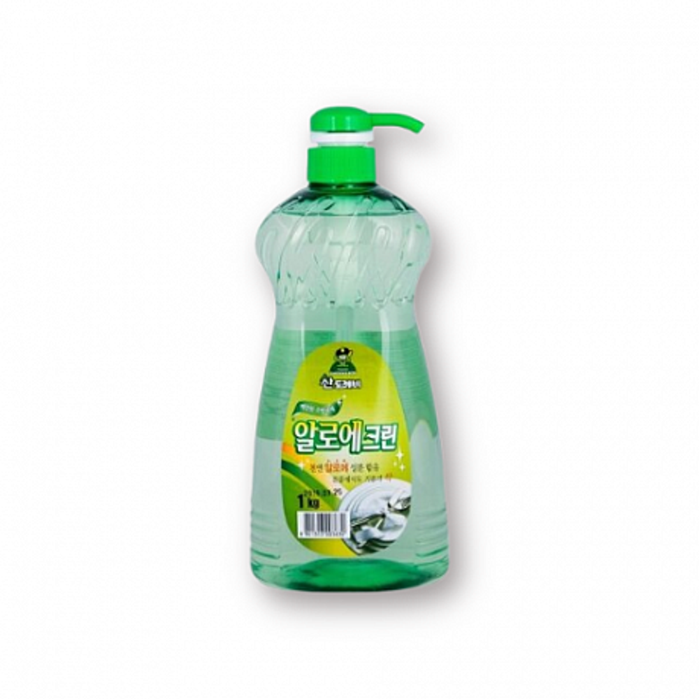 Sandokkaebi Aloe Clean, 1000ml бутылочка - Гель для мытья посуды Алоэ Клин